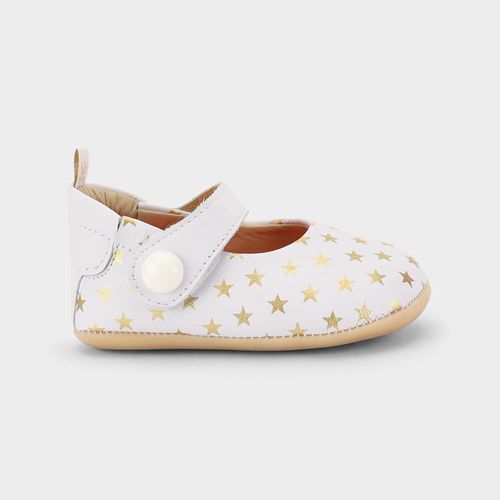 Sapatilha Infantil Bibi Afeto 2.0 Branca Estrelada