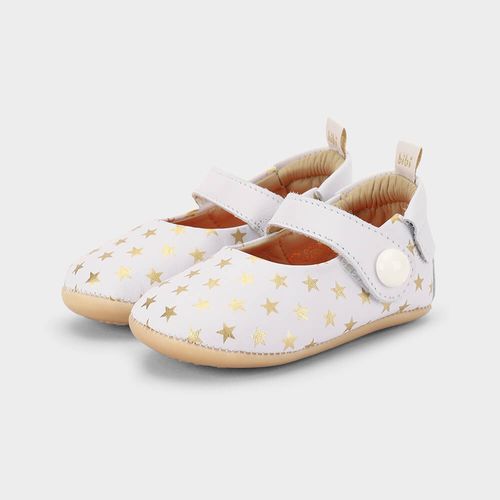 Sapatilha Infantil Bibi Afeto 2.0 Branca Estrelada