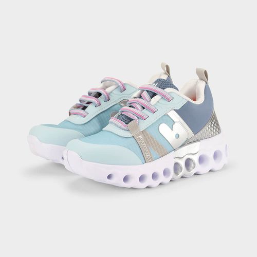 Tênis Infantil Bibi Roller Sport Azul com Prata