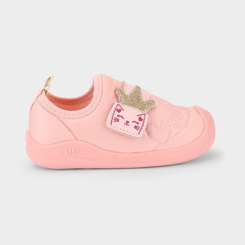 Tênis Infantil Bibi Fisioflex 5.0 Rosa de Gatinho