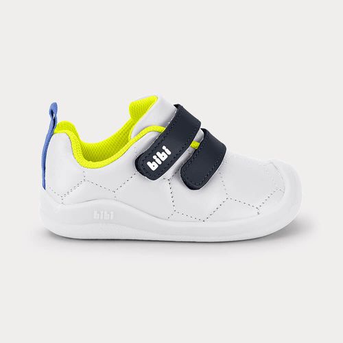 Tênis Infantil Bibi Fisioflex 5.0 Branco com Azul