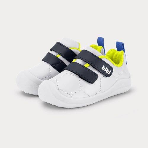 Tênis Infantil Bibi Fisioflex 5.0 Branco com Azul