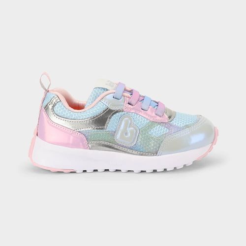 Tênis Infantil Bibi Jogging Azul com Rosa