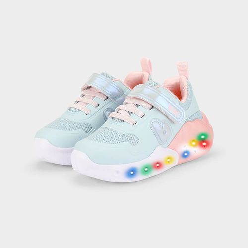 Tênis Infantil Bibi Fun Light Azul com Rosa 1275012