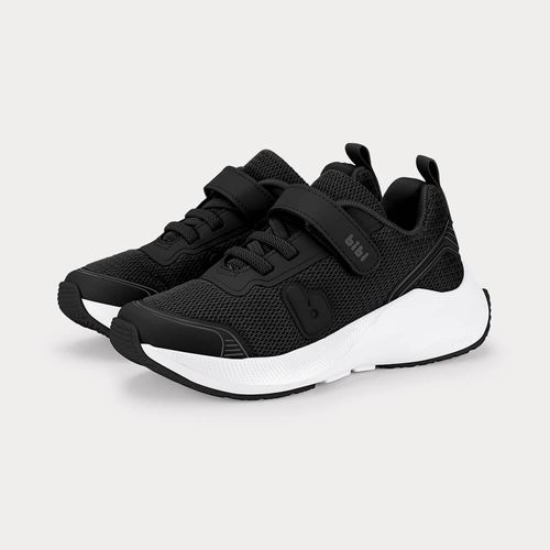 Tênis Infantil Bibi High School Preto com Branco