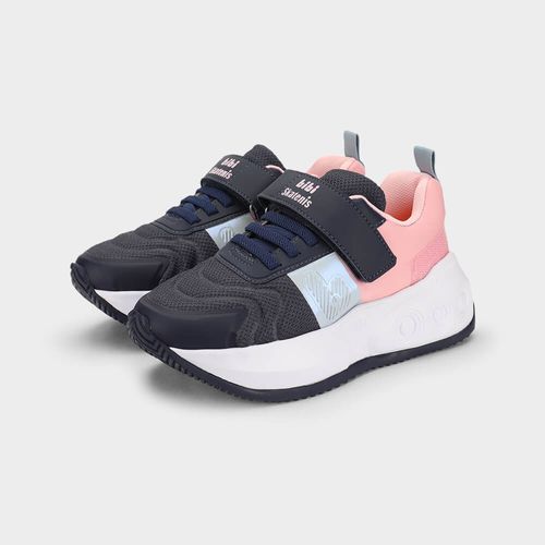 Tênis Infantil de Rodinhas Bibi Skatenis Rosa e Azul