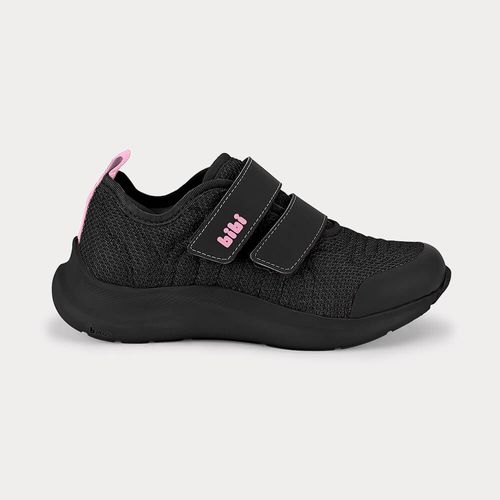 Tênis Infantil Bibi Action Preto com Rosa