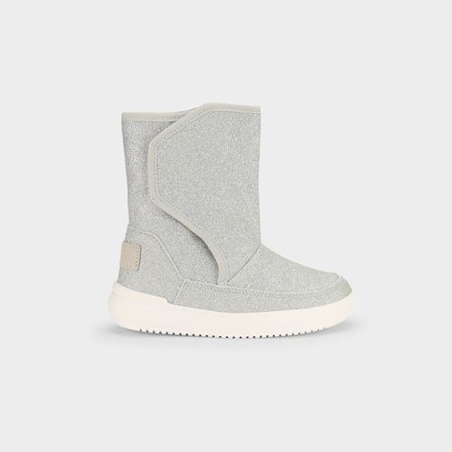 Bota Infantil Bibi Urban Basic Prata com Glitter