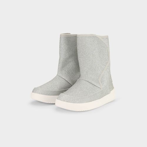 Bota Infantil Bibi Urban Basic Prata com Glitter