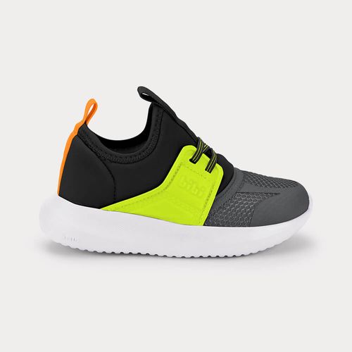 Tênis Infantil Bibi Flash Preto com Verde