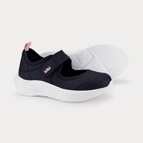 Tênis Infantil Bibi Volt 2.0 Azul Marinho com Rosa