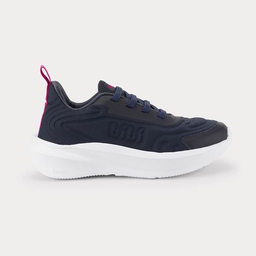 Tênis Infantil Bibi Volt Azul Marinho com Roxo