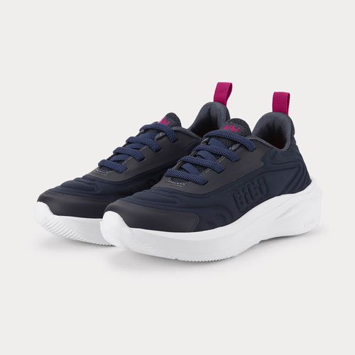 Tênis Infantil Bibi Volt Azul Marinho com Roxo