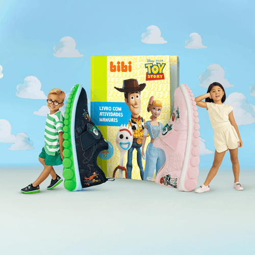 Tênis Infantil Bibi Roller 2.0 Toy Story Woody