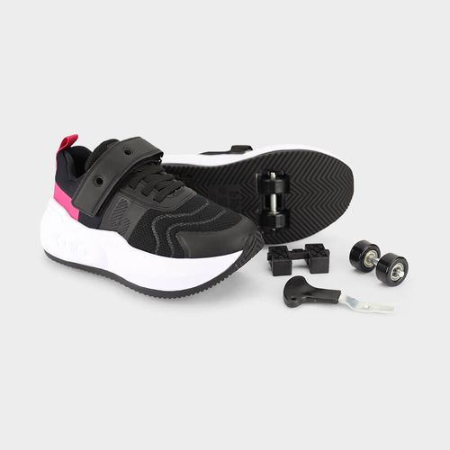 Tênis de Rodinhas Infantil Bibi Skatenis Preto