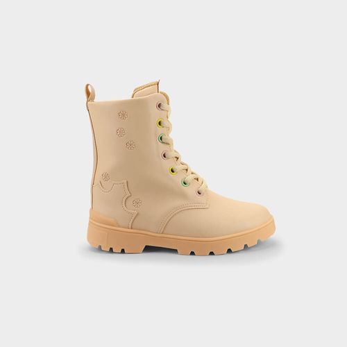 Bota Infantil Bibi Urban Coturno Bege