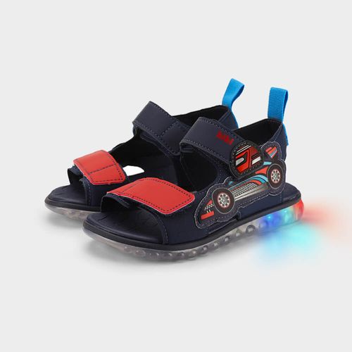 Sandália Infantil de LED Bibi Summer Roller Light 2.0 de Carrinho