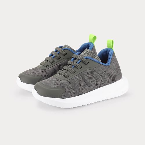 Tênis Infantil Bibi Flash Cinza com Branco