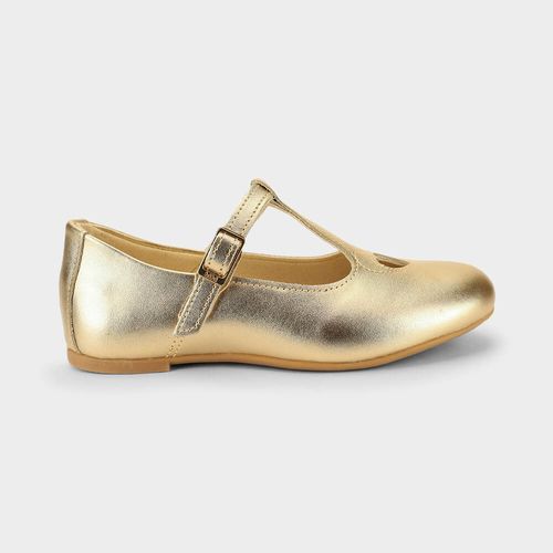 Sapatilha Infantil Bibi Ballerina Basic Dourada