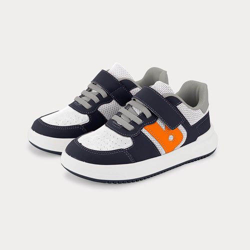 Tênis Infantil Bibi B College Azul Marinho com Branco