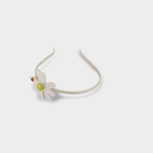 Tiara Infantil Bibi Branca de Flor
