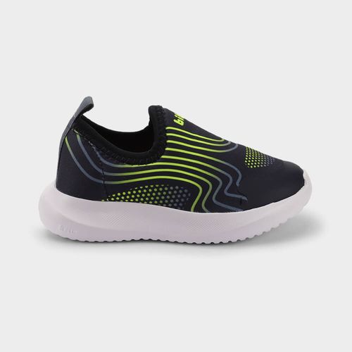 Tênis Infantil Masculino Bibi Flash Azul-Marinho e Verde
