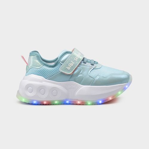 Tênis de Rodinhas com LED Infantil Bibi Skatenis Light 3.0 Azul