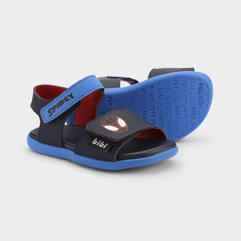 Sandália Infantil Bibi Baby Soft II Marvel Spidey - Calçados Bibi